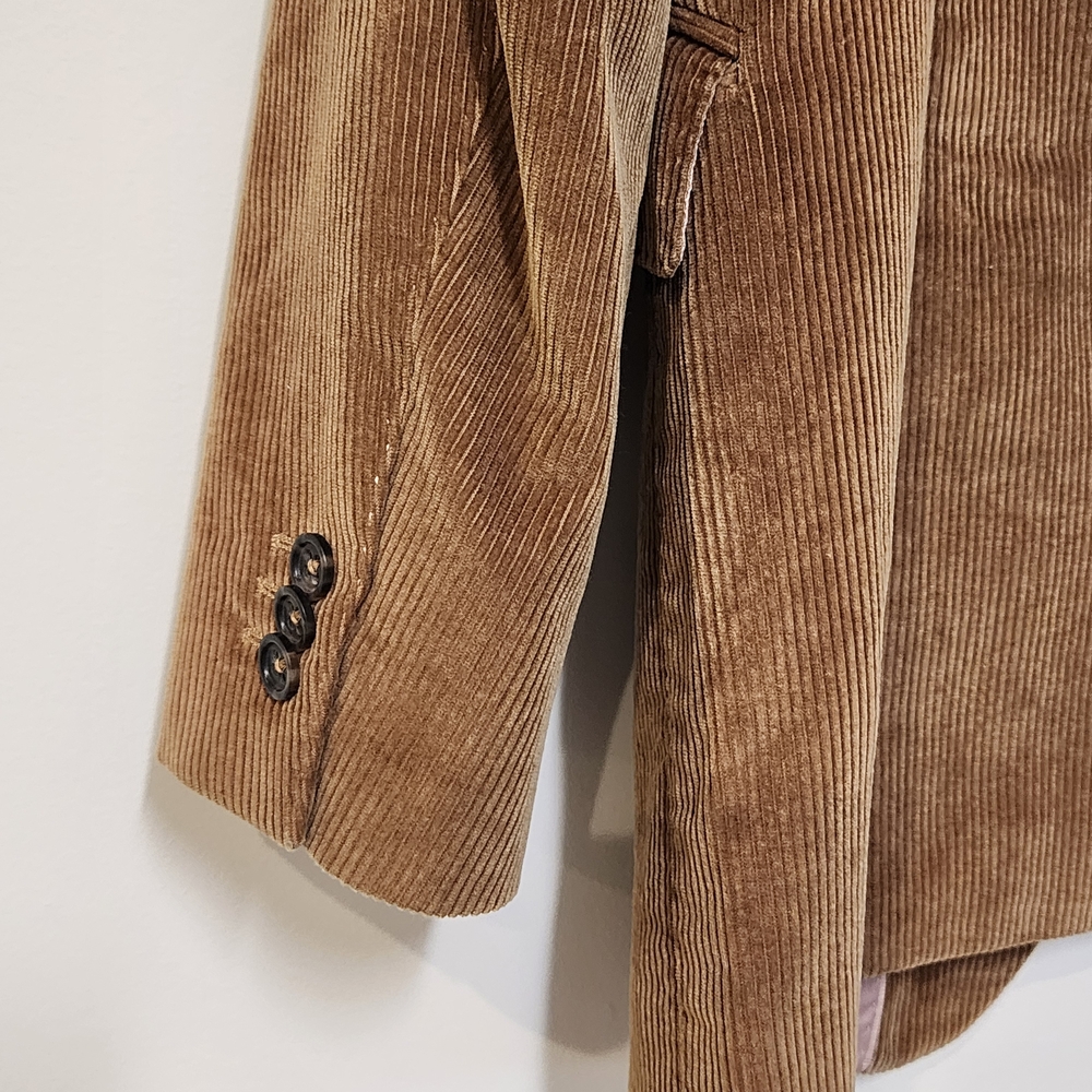Banana Republic Brown Corduroy Sport Coat Blazer - Picture 6 of 8